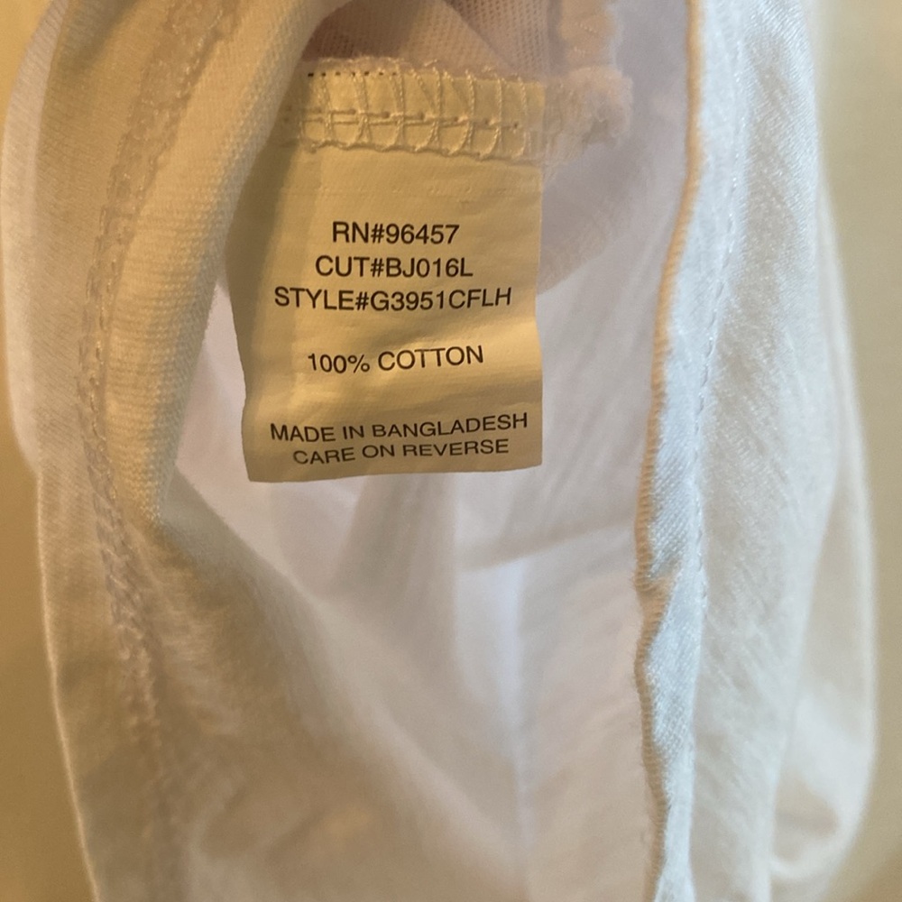 Tahari White Flutter Sleeve Asymmetrical Blouse - Picture 13 of 13